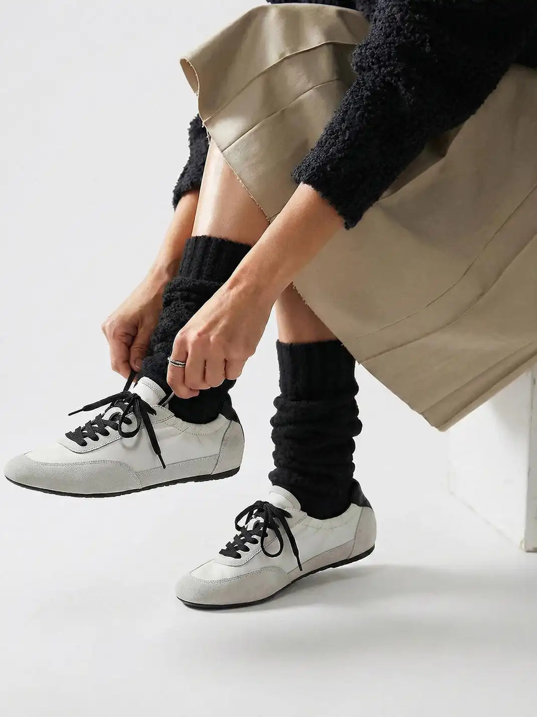 BellaLily丨Summer Vintage Flat Sole Casual Shoes-White