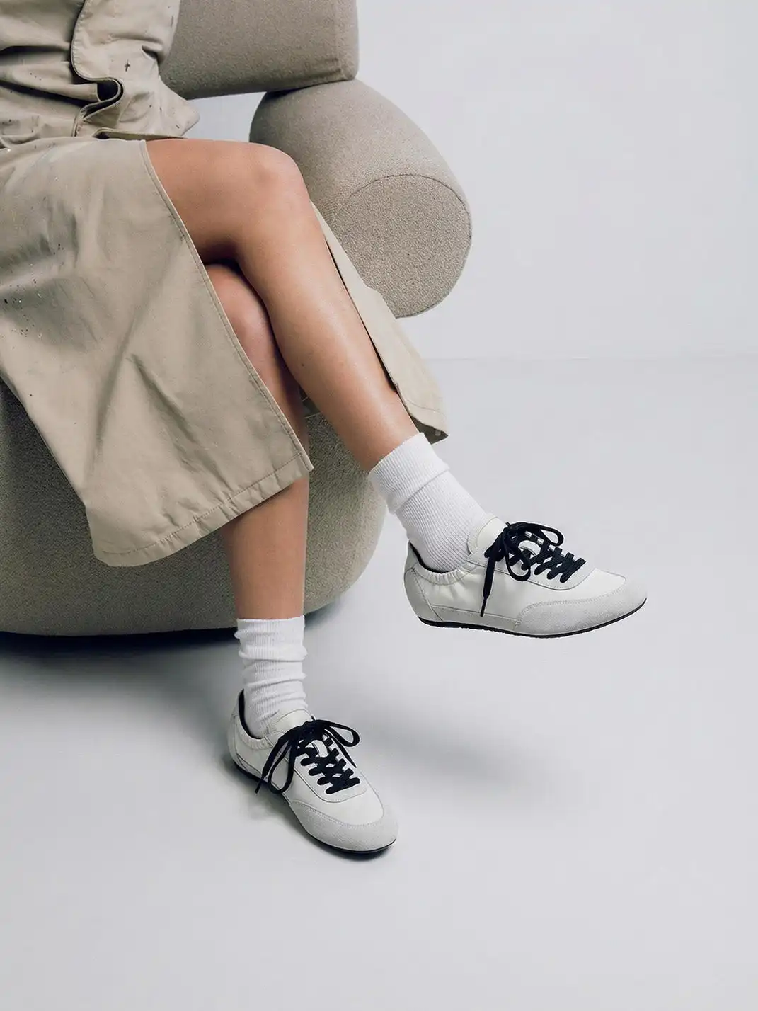 BellaLily丨Summer Vintage Flat Sole Casual Shoes-White