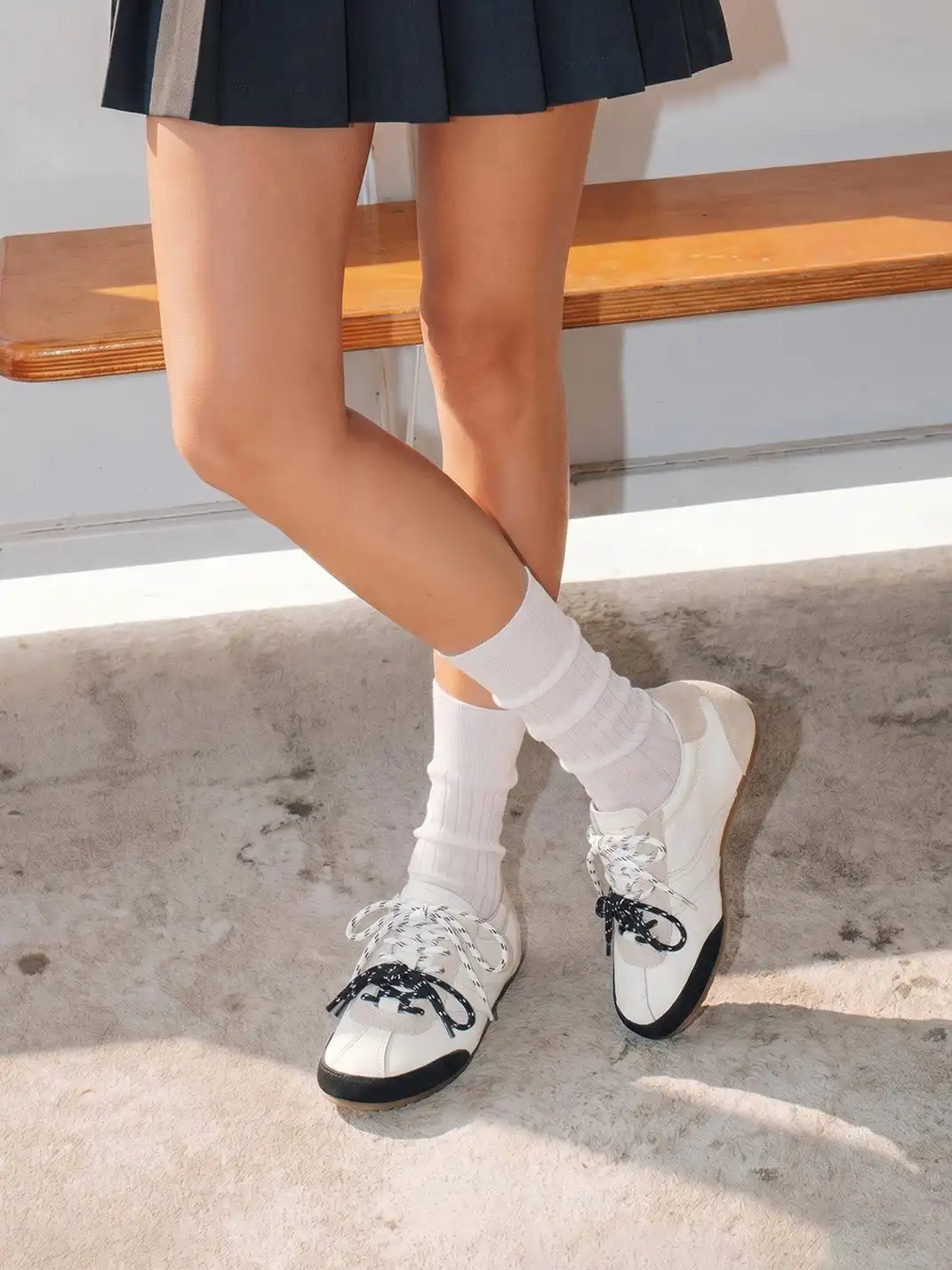 BellaLily丨Versatile Office-Ready Training Shoes-Black&White