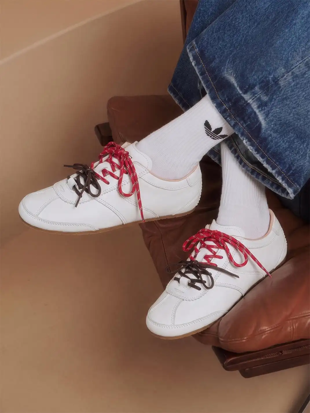 BellaLily丨Versatile Office-Ready Training Shoes-Red&White