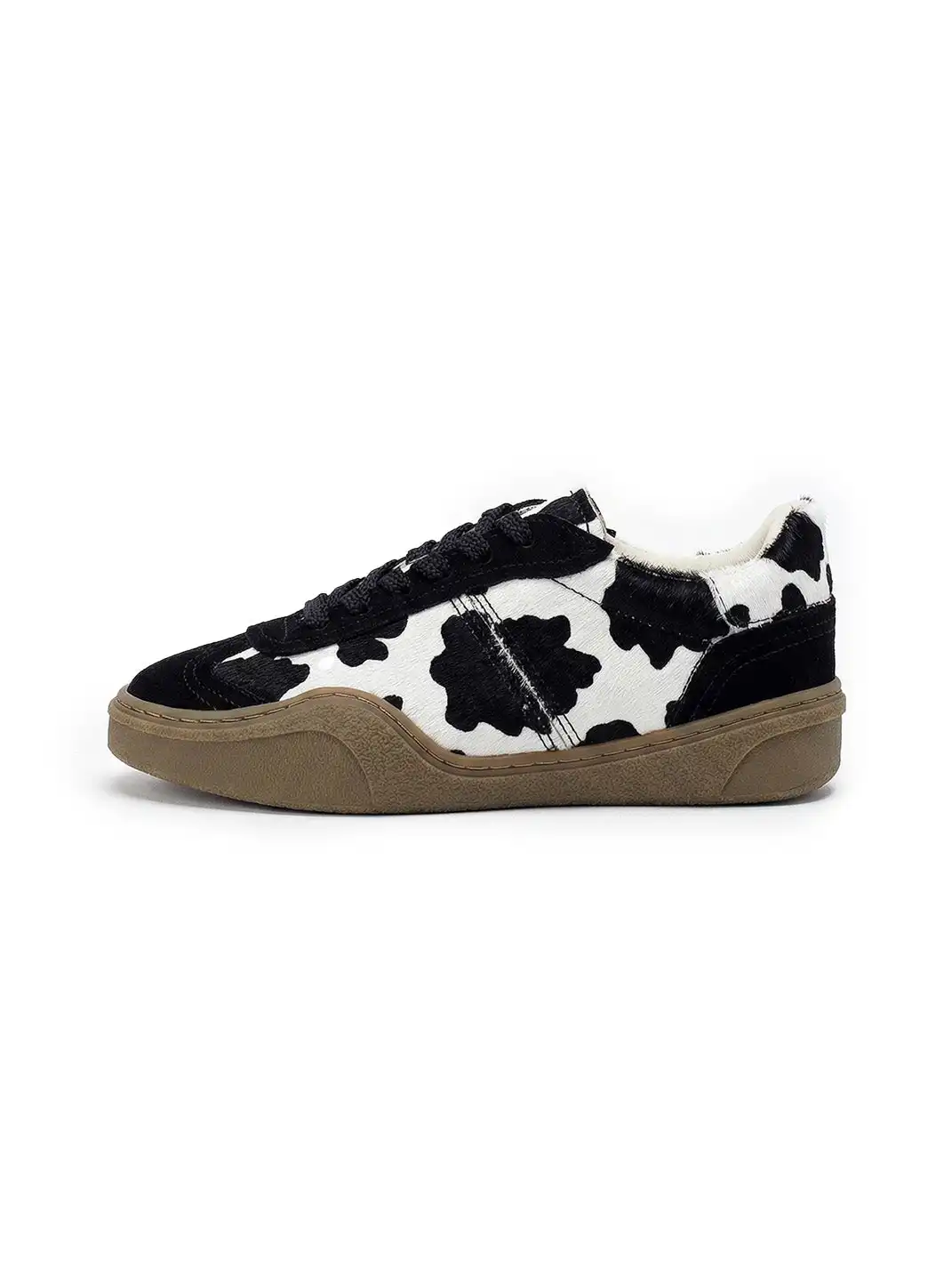 BellaLily丨Cowhide & Horsehair Training Sneakers-Black