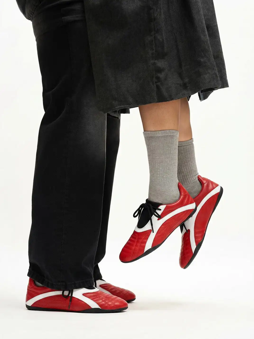 BellaLily丨Designer Spring Flat Sole Fashion Shoes-Red