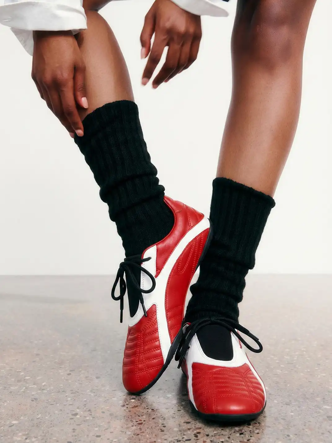 BellaLily丨Designer Spring Flat Sole Fashion Shoes-Red