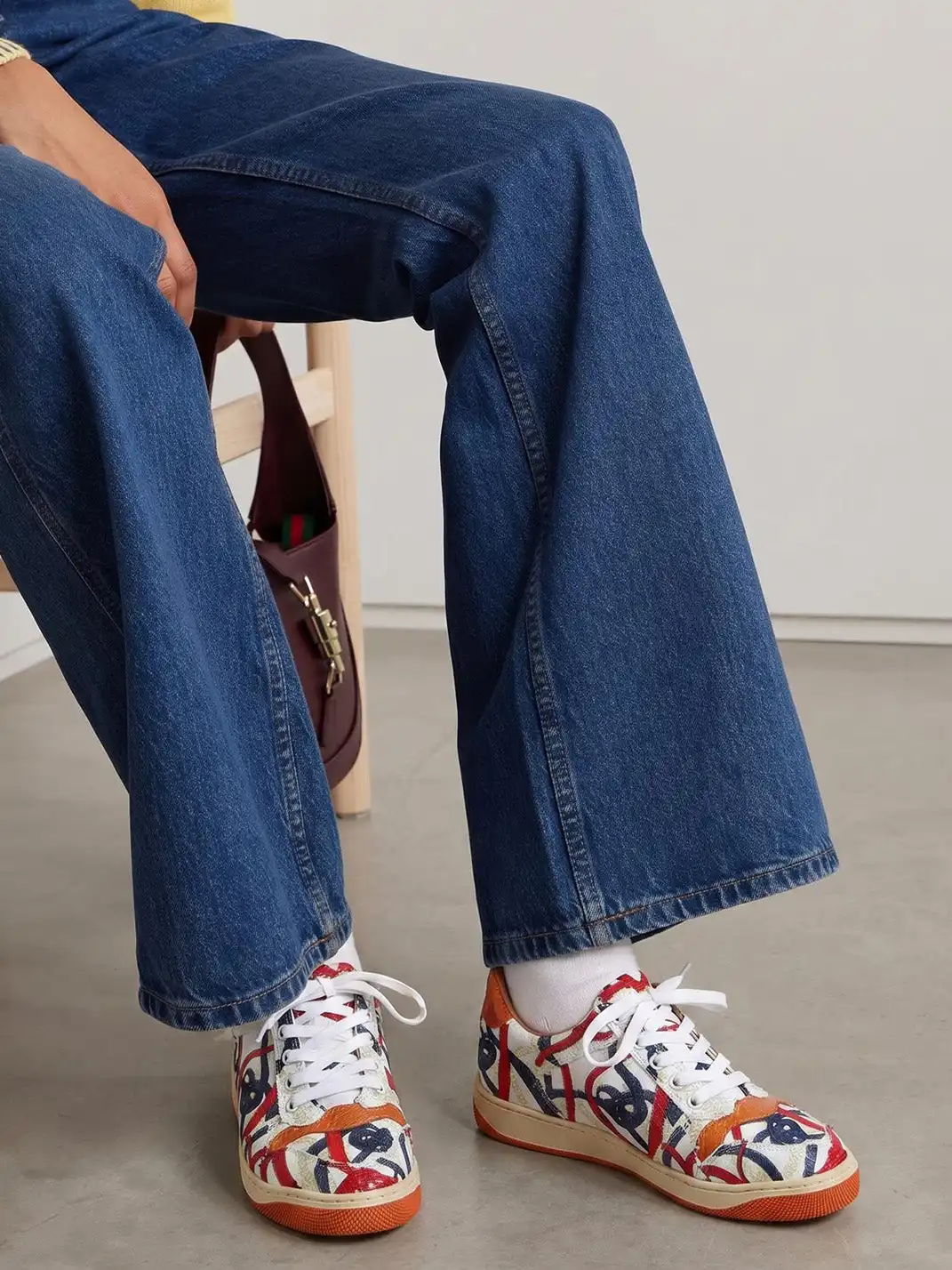 BellaLily丨Breathable Colorful Canvas Sneakers-Red