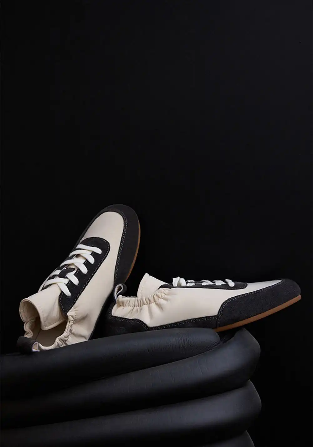 Le' Murmure | English Ivy Green Lambskin Vintage Sneakers