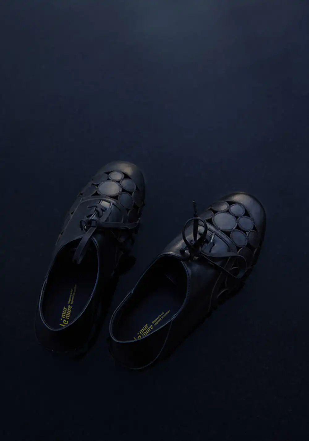 Le' Murmure | Embossed Cut-Out Slip-On Oxfords 