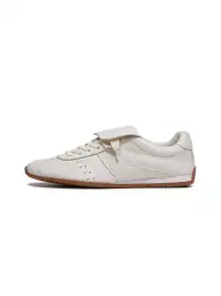 Le' Murmure | 90s Washed Vintage Leather Tennis Shoes