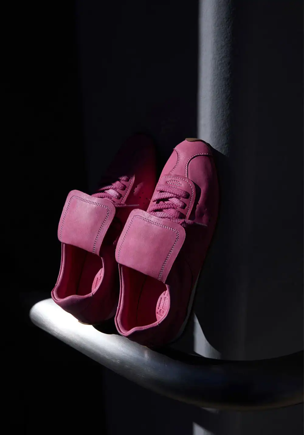 Le' Murmure | 90s Washed Vintage Leather Tennis Shoes