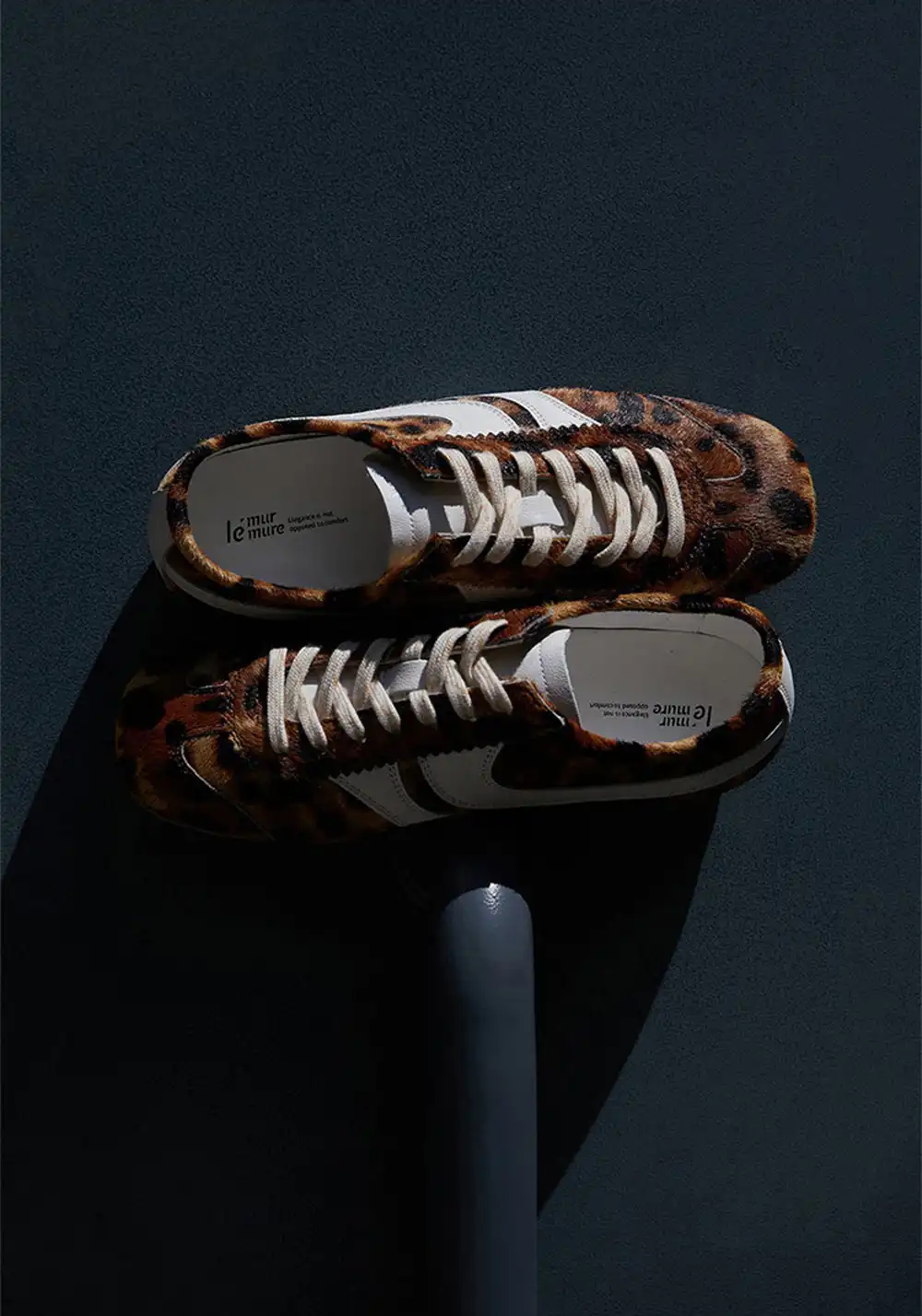 Le' Murmure | "Sunset Symphony" Horsehair Retro Training Shoes
