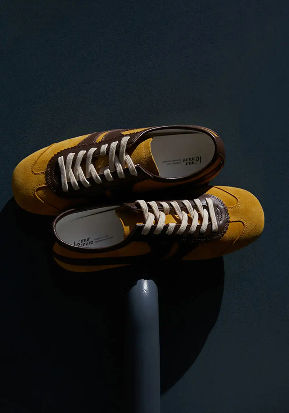 Le' Murmure | "Sunset Symphony" Horsehair Retro Training Shoes
