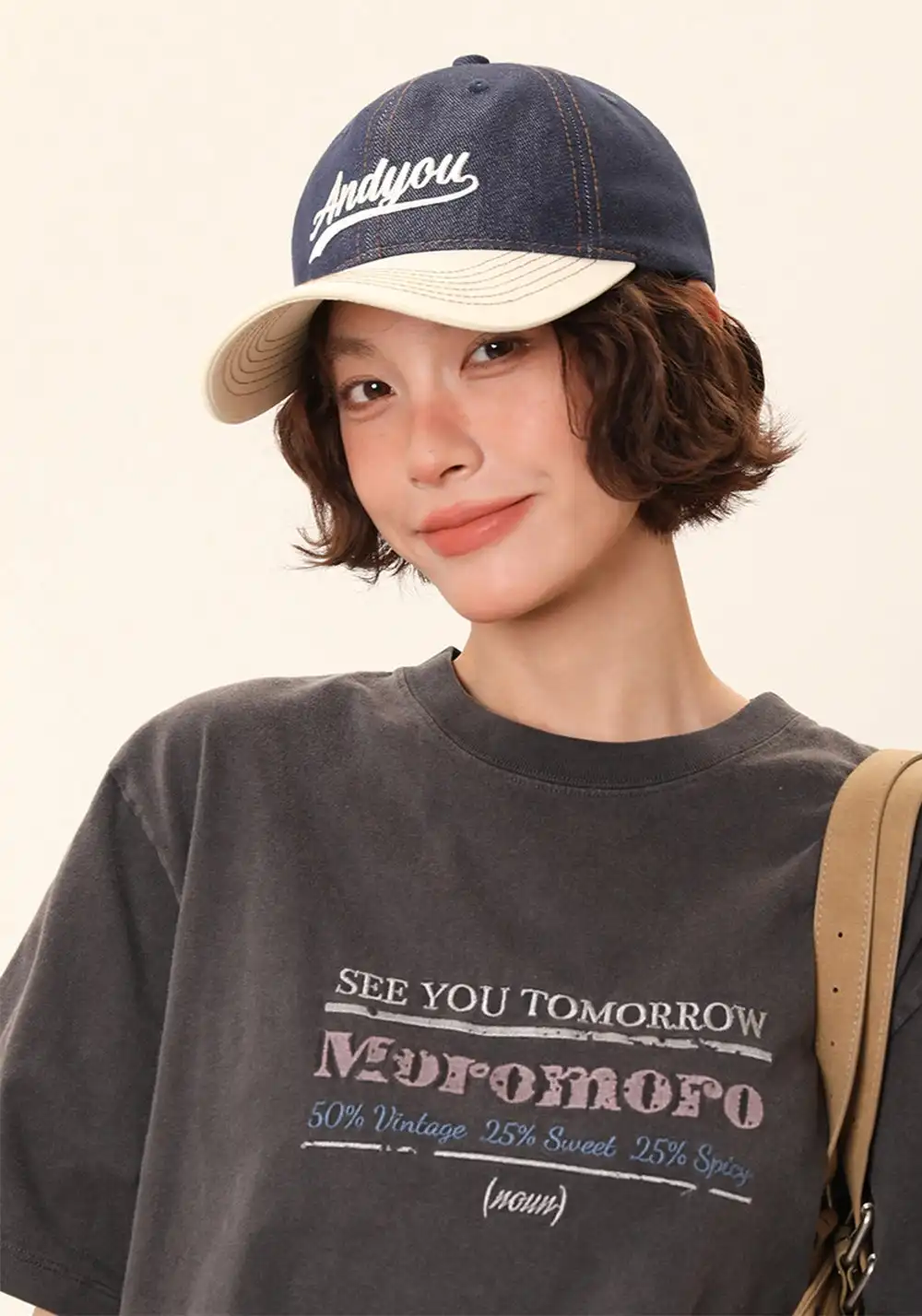 IIING | Two-Tone Oversized Baseball Cap