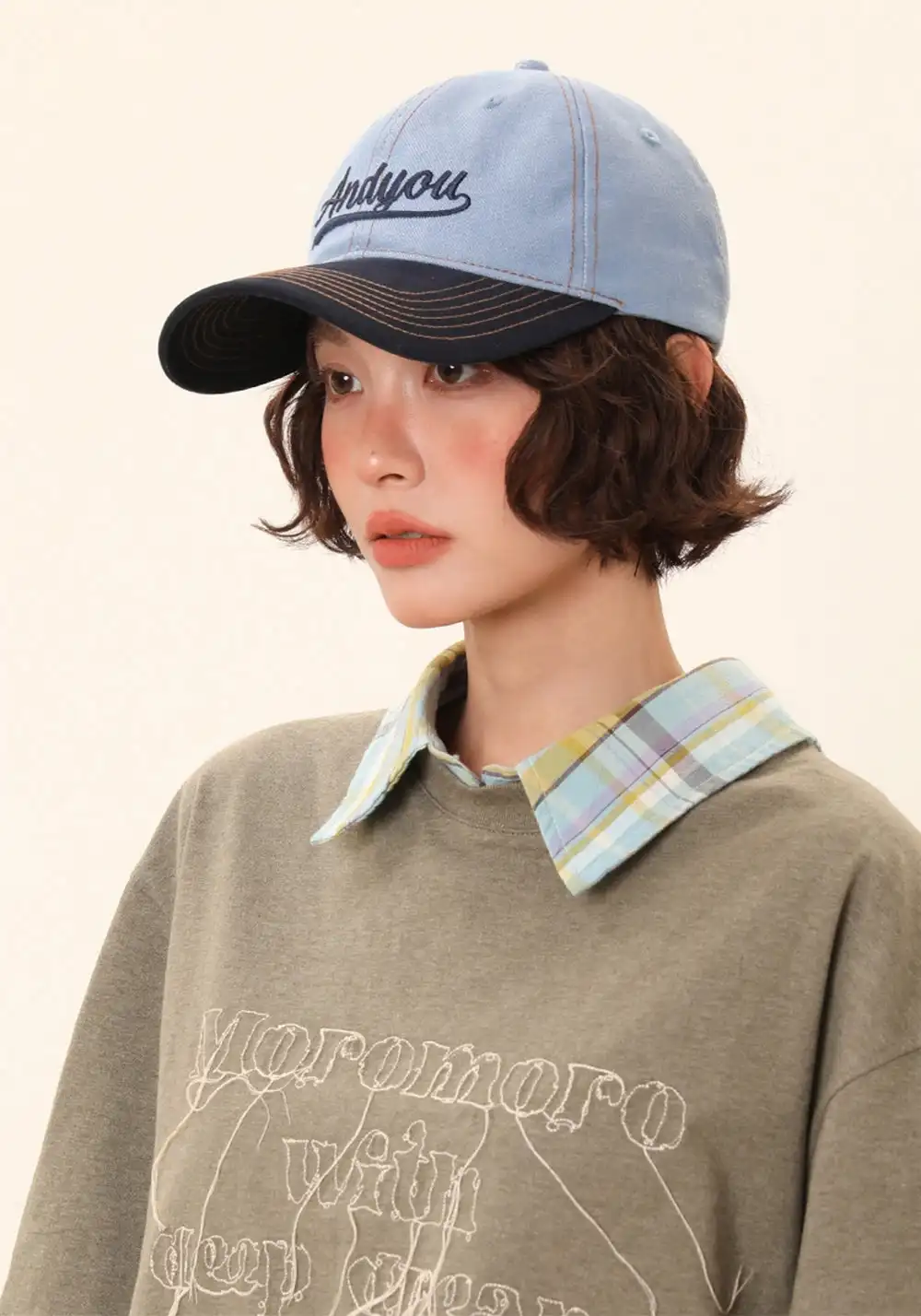 IIING | Two-Tone Oversized Baseball Cap