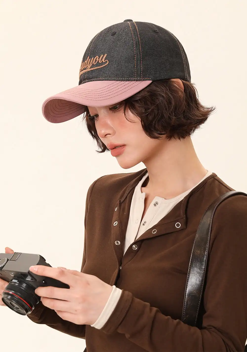 IIING | Two-Tone Oversized Baseball Cap