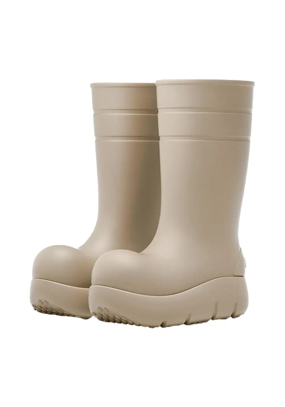 BEYS | Tall Clown Boots - Waterproof Platform-Gray
