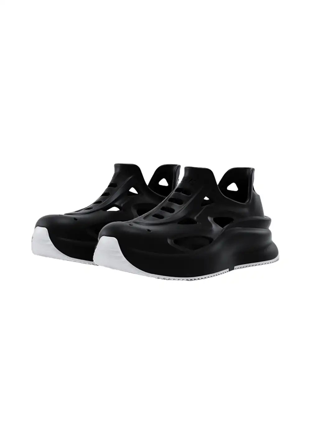 BEYS | Perforated Slip-On Sandals - Breathable-Black