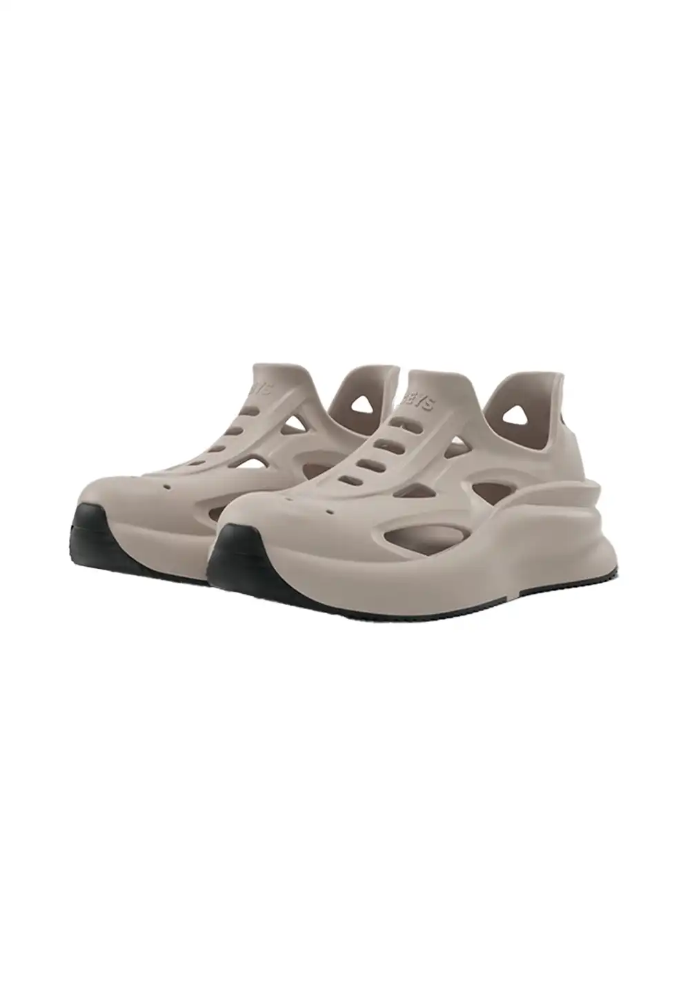 BEYS | Perforated Slip-On Sandals - Breathable-Khaki