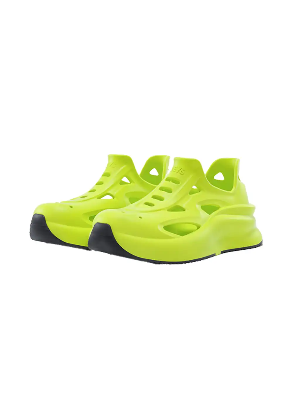 BEYS | Perforated Slip-On Sandals - Breathable-Green