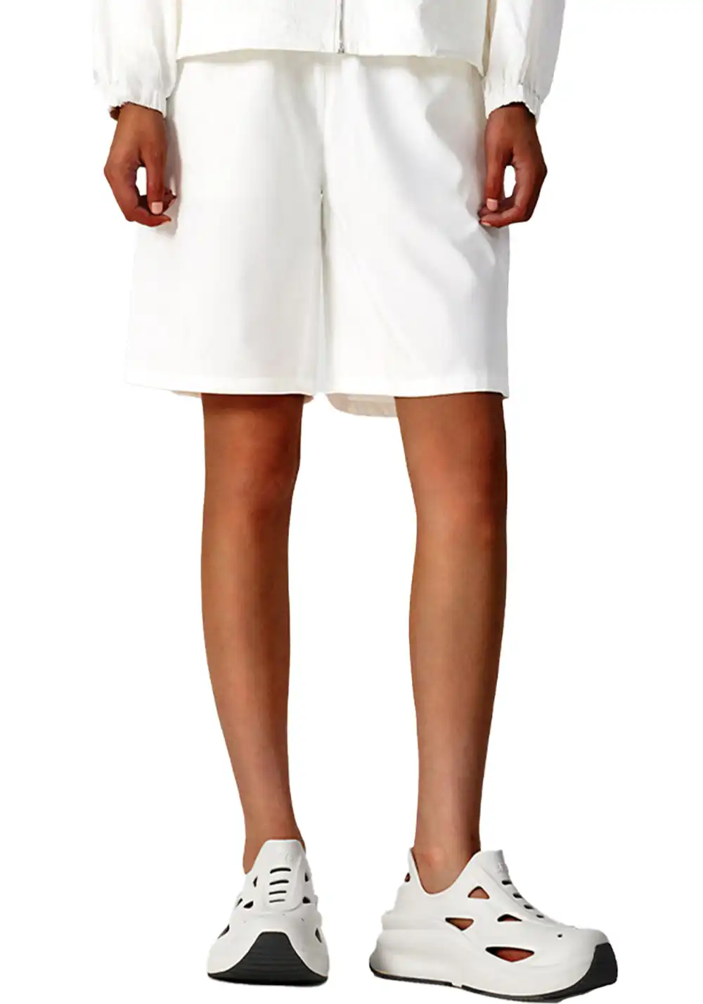 BEYS | Perforated Slip-On Sandals - Breathable-White
