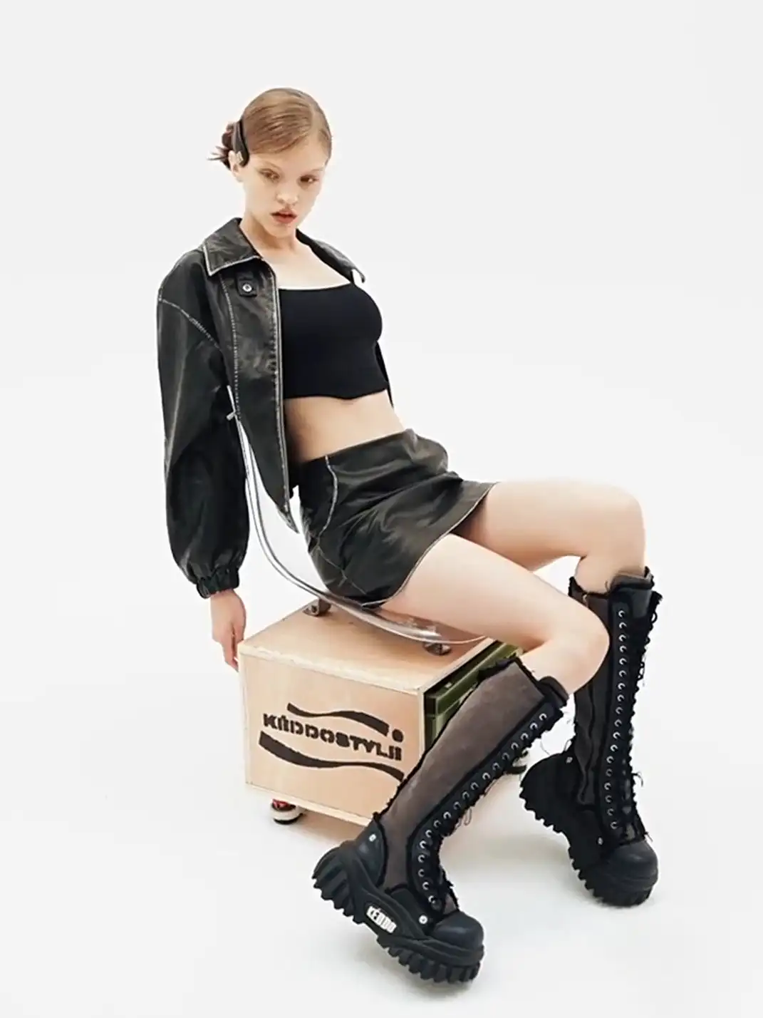 KEDDO | Tall Punk Riding Boots - Slim Fit