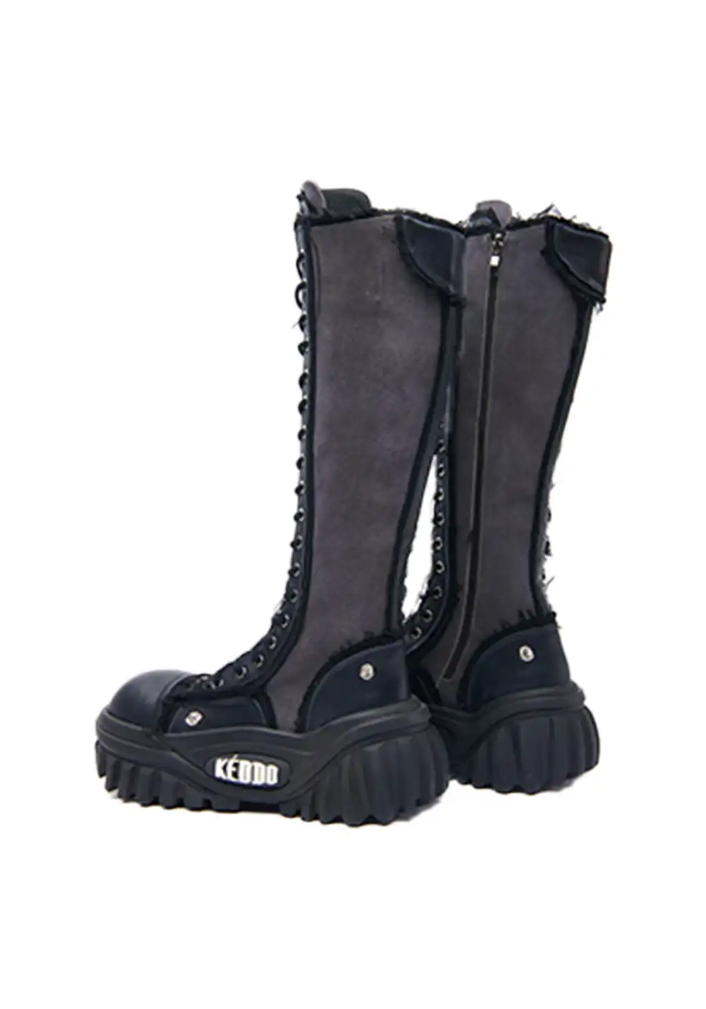 KEDDO | Tall Punk Riding Boots - Slim Fit