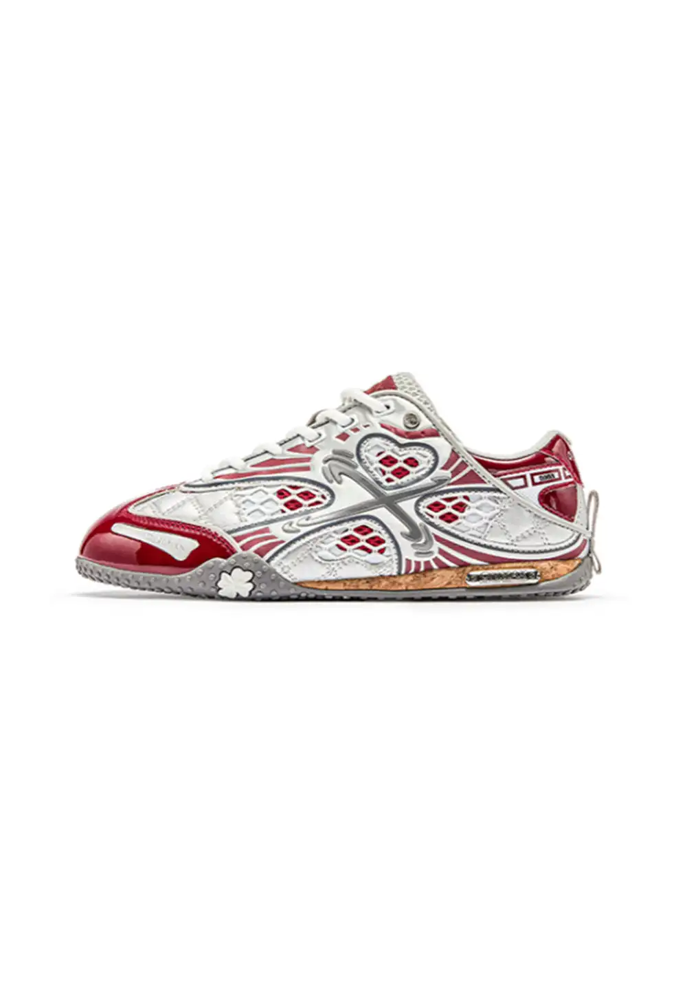 ONMAX | Clover Red Ballet Trainers - Red
