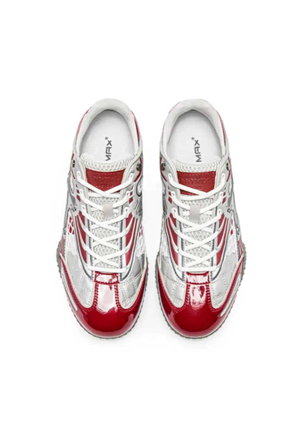 ONMAX | Clover Red Ballet Trainers - Red