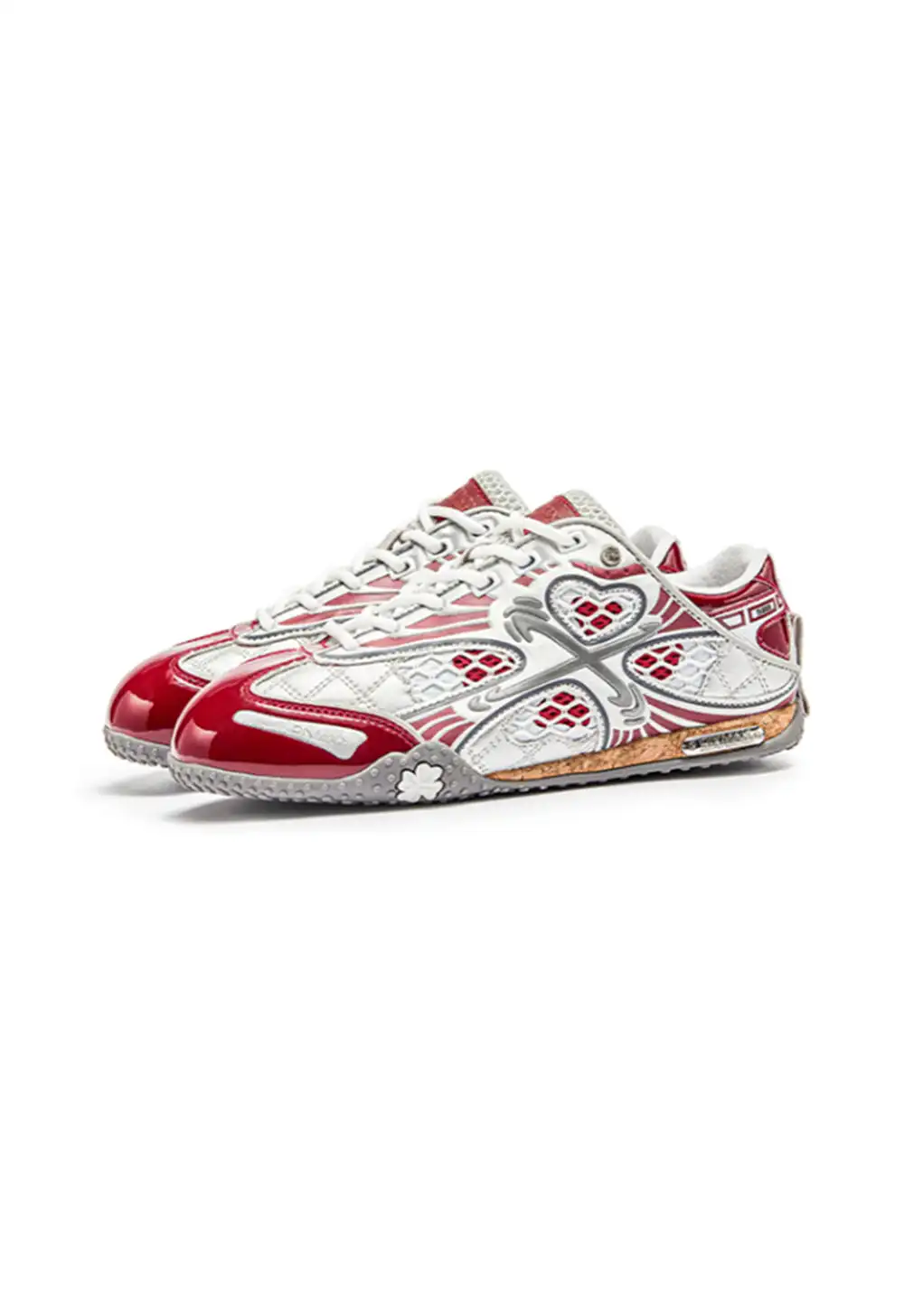 ONMAX | Clover Red Ballet Trainers - Red