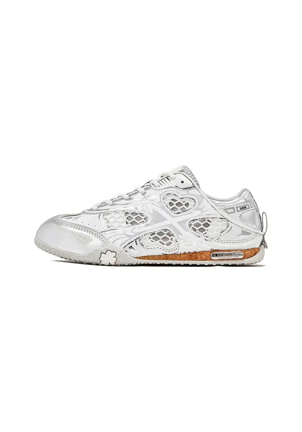 ONMAX | Clover Silver Retro Sneakers -SIL Classic