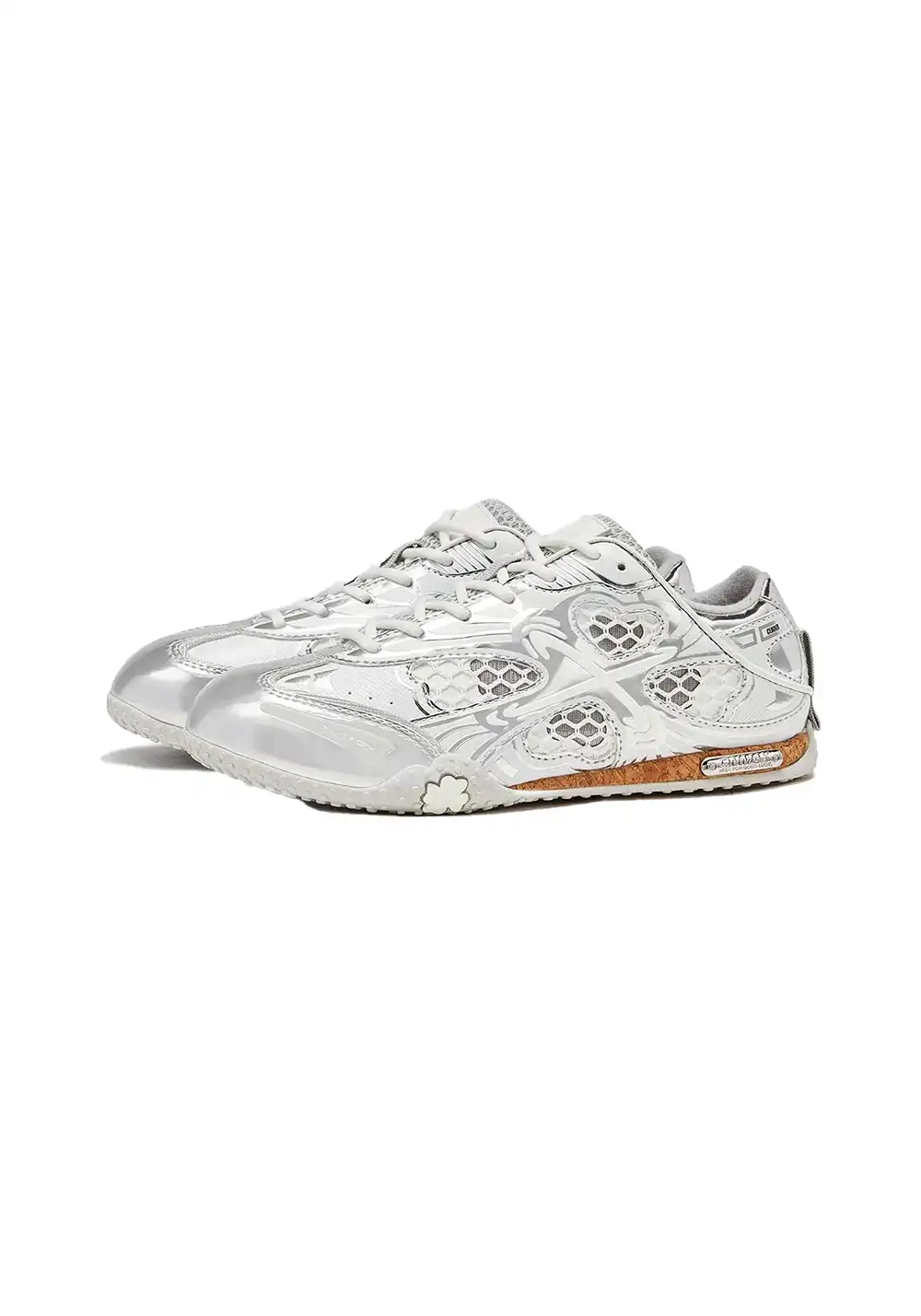 ONMAX | Clover Silver Retro Sneakers -SIL Classic