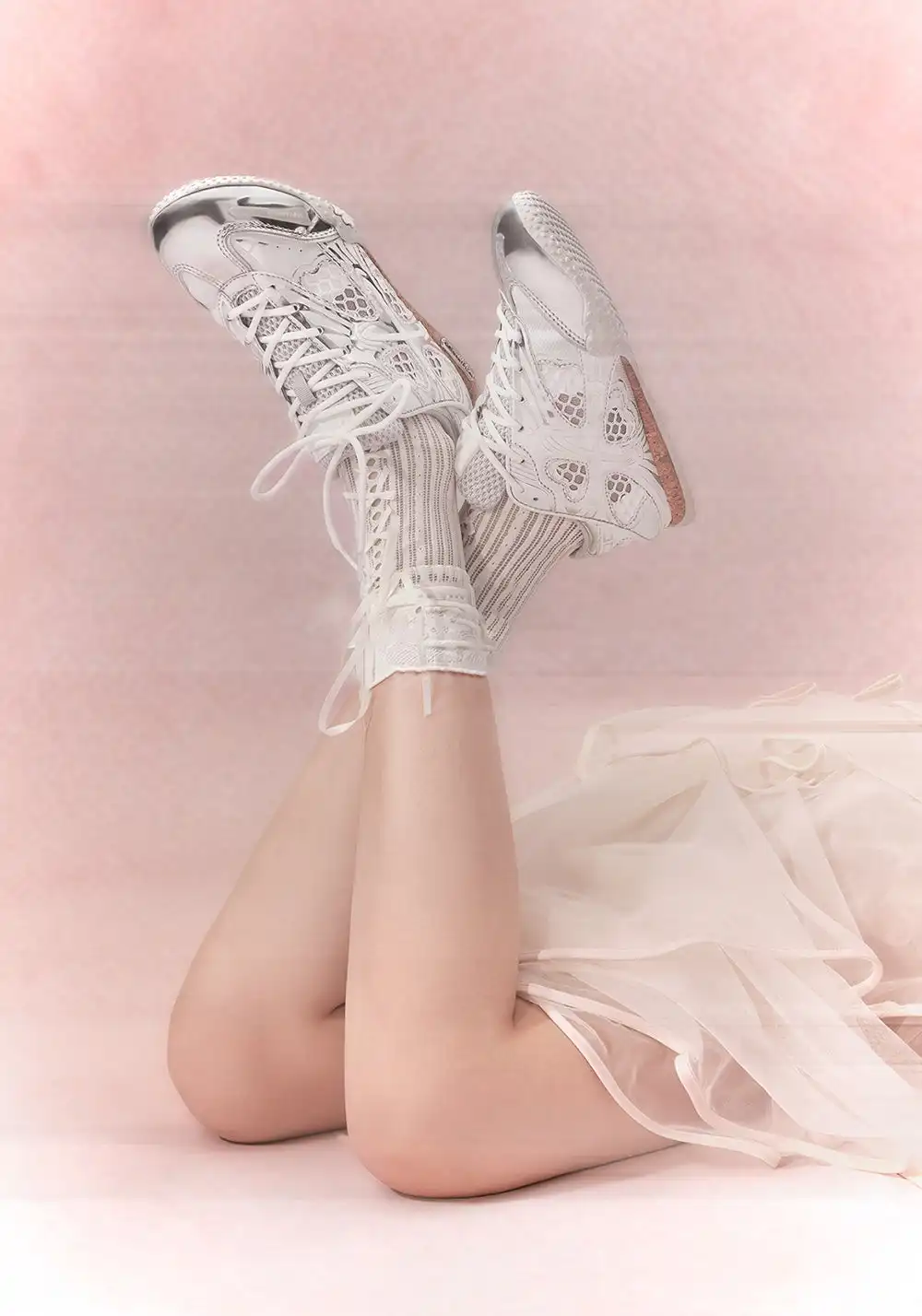 ONMAX | Clover Silver Retro Sneakers -SIL Classic