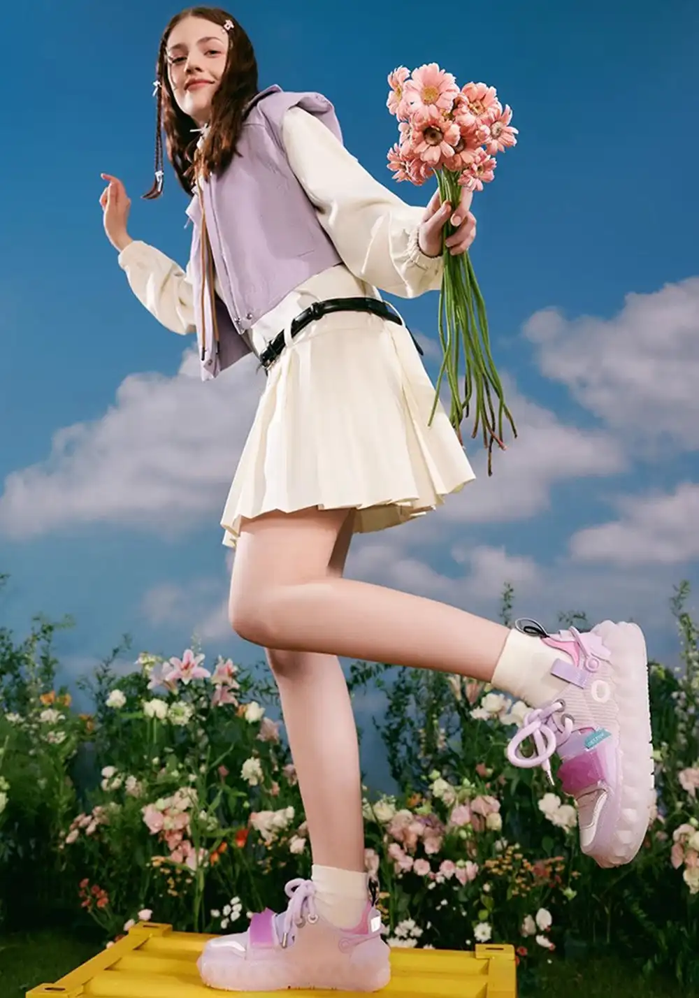 OETZI丨Ötzi Ugly-Cute Platform Sneakers-Purple