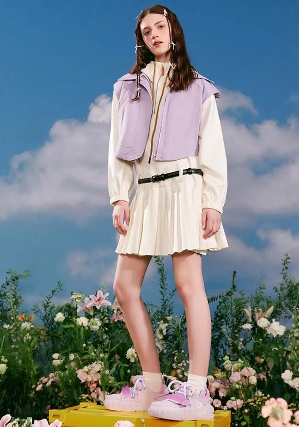 OETZI丨Ötzi Ugly-Cute Platform Sneakers-Purple