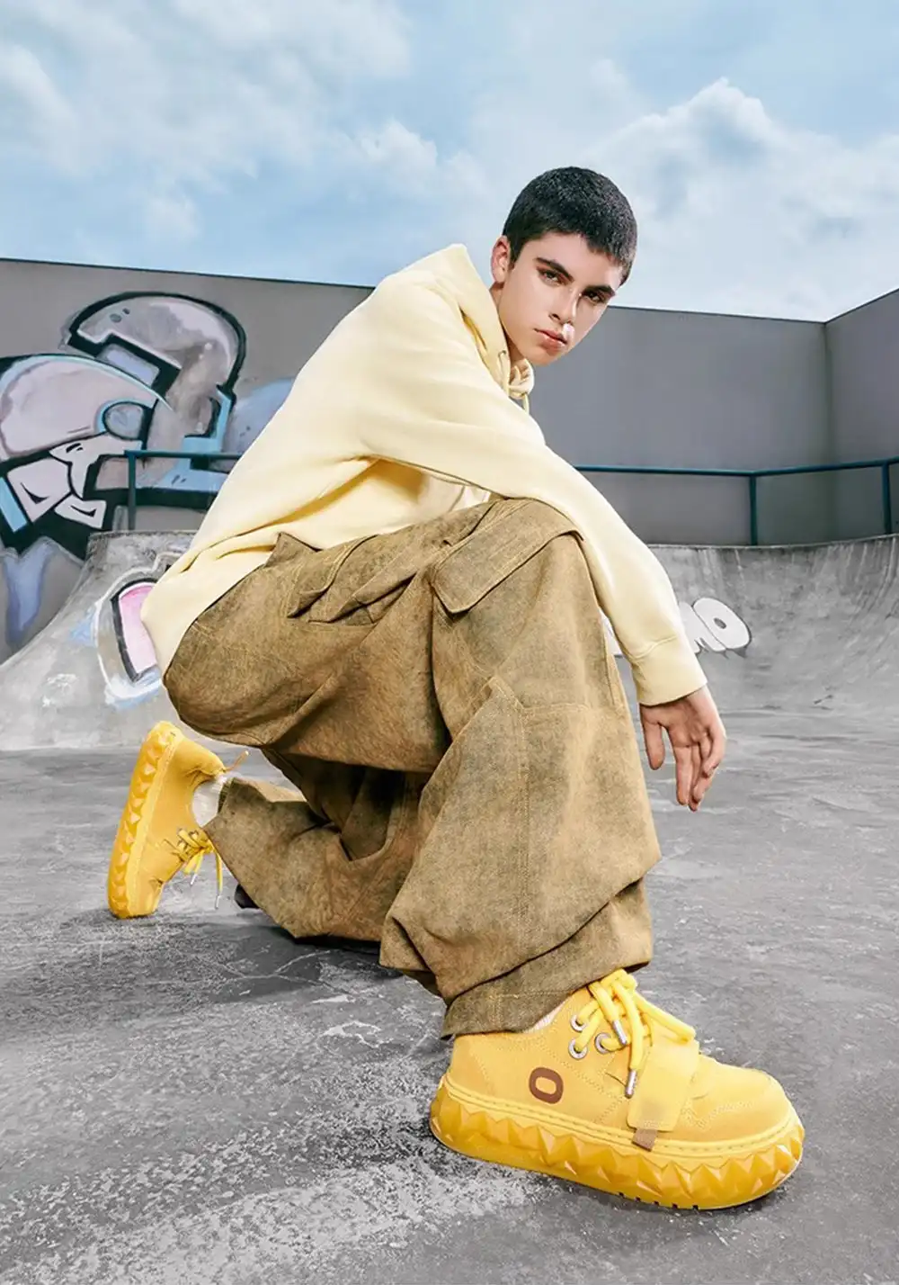 OETZI丨 Ötzi Melted Sneakers-Yellow