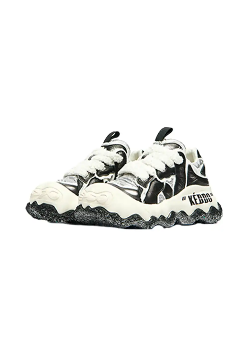 KEDDO | Wet Paint Vintage Dad Sneakers - Chunky Platform