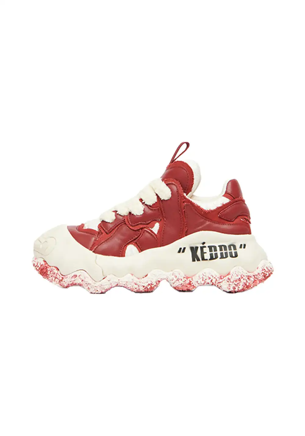 KEDDO | Wet Paint Vintage Dad Sneakers - Chunky Platform