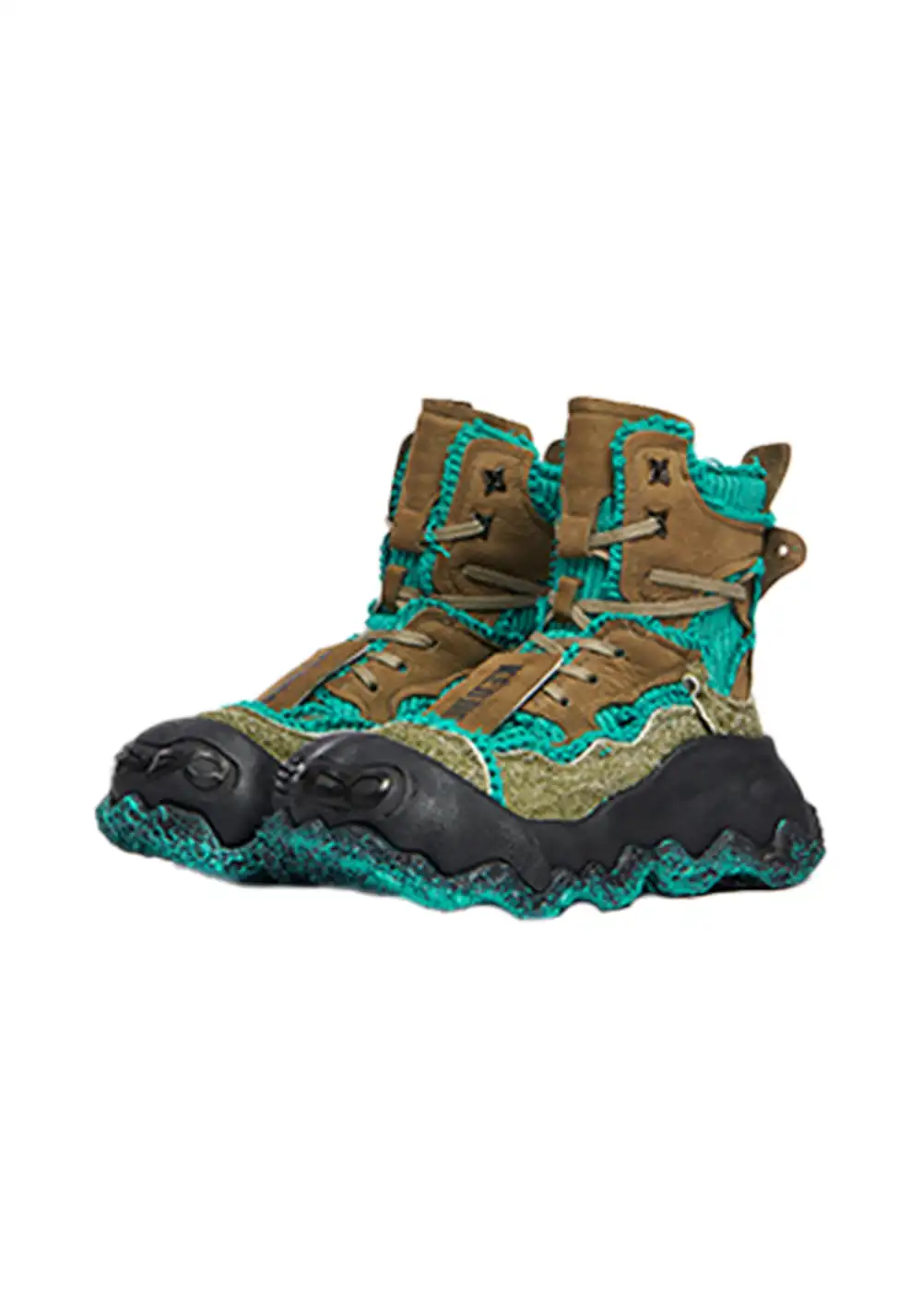 KEDDO | Deconstructed Paint-Splash Combat BootsÂ