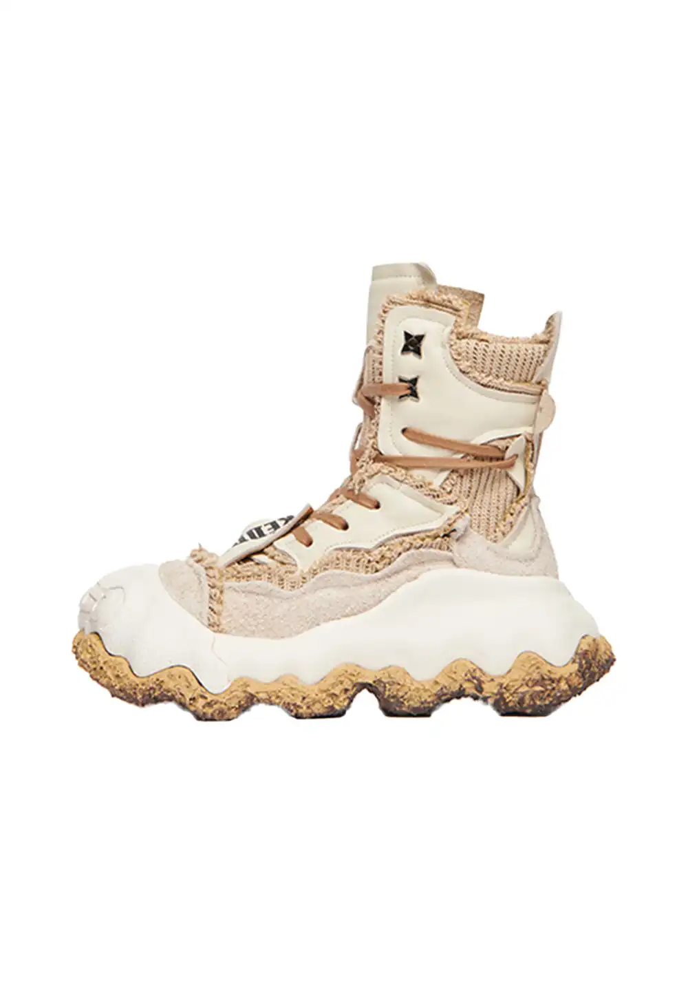 KEDDO | Deconstructed Paint-Splash Combat BootsÂ