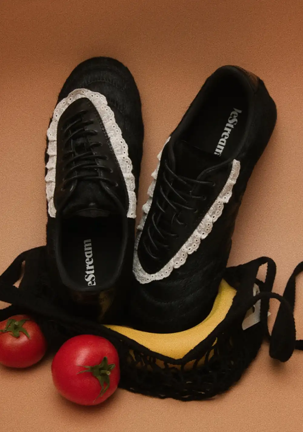 LeStream | Lace-Up Ballet Flats - Dark Horse Edition