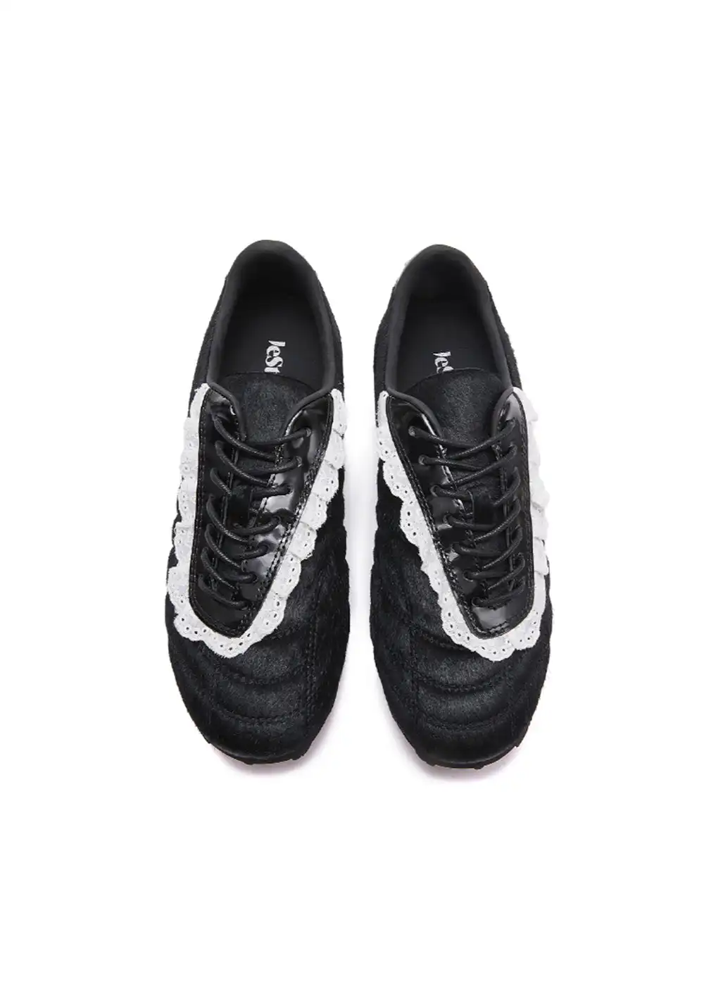 LeStream | Lace-Up Ballet Flats - Dark Horse Edition