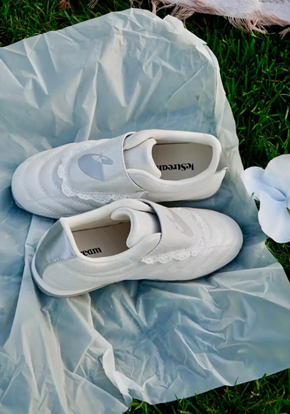 LeStream | Diamond-Studded Slip-On Sneakers 