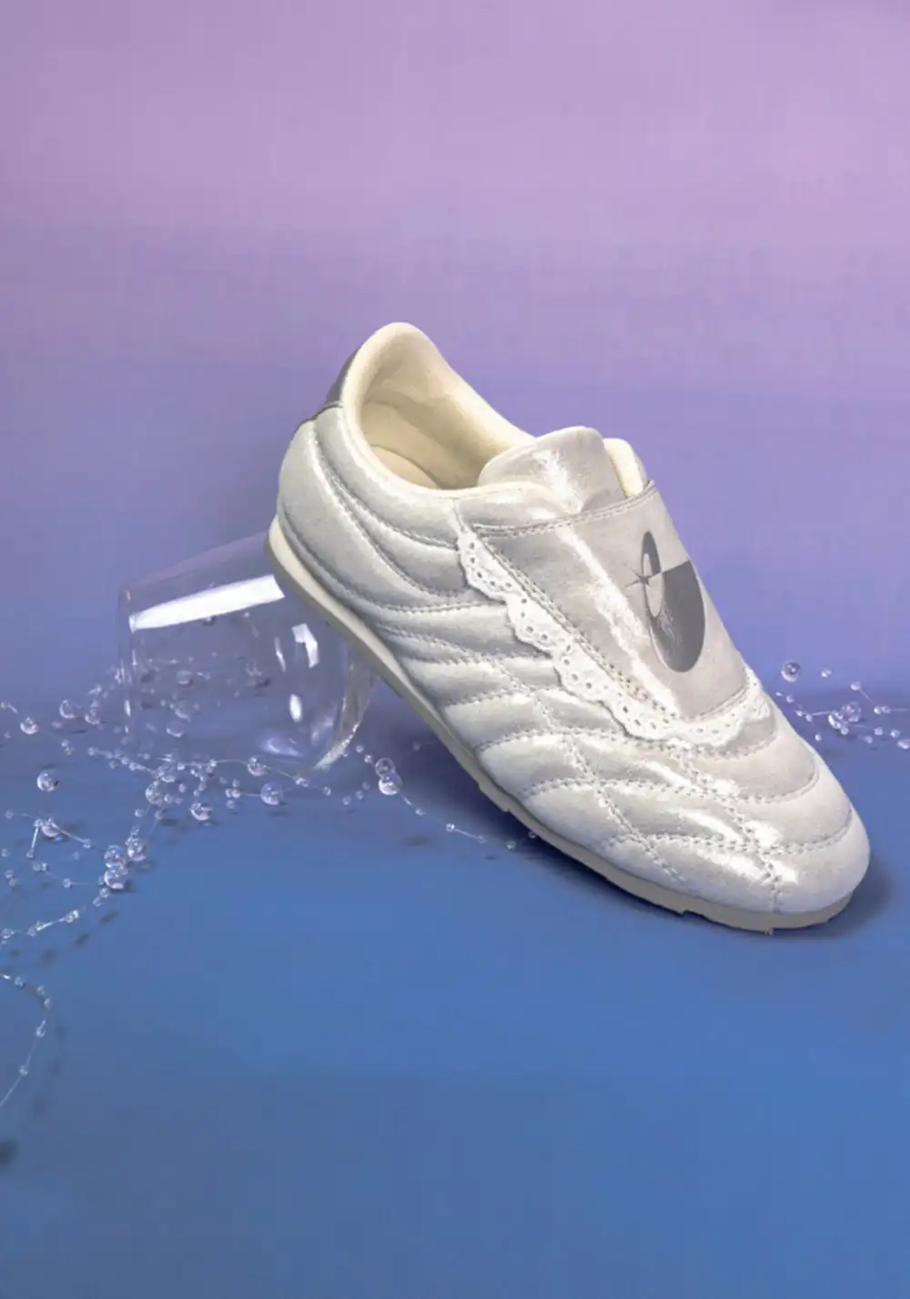 LeStream | Diamond-Studded Slip-On Sneakers 