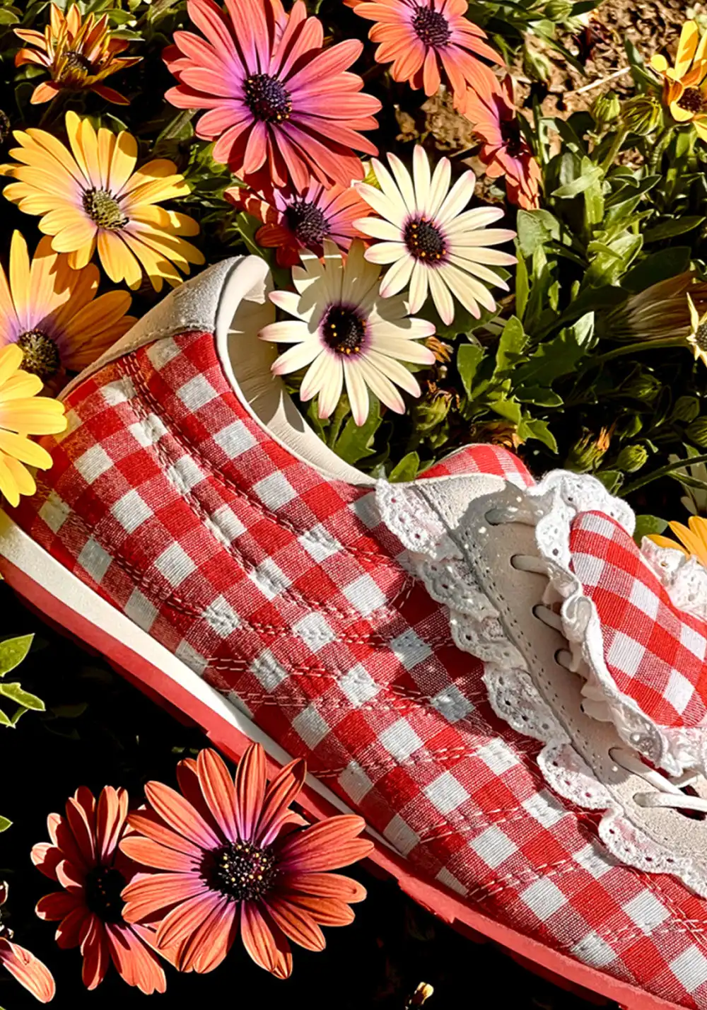 LeStream | Lucky Red Lace-Up Ballet FlatsĀ