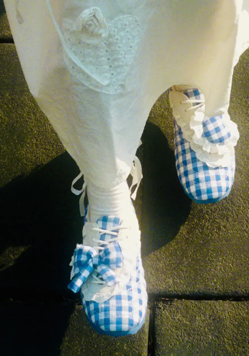 LeStream | Lucky Blue Lace-Up Ballet Flats 