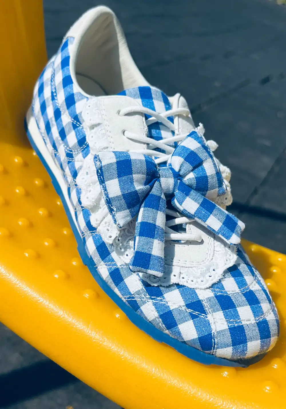 LeStream | Lucky Blue Lace-Up Ballet Flats 