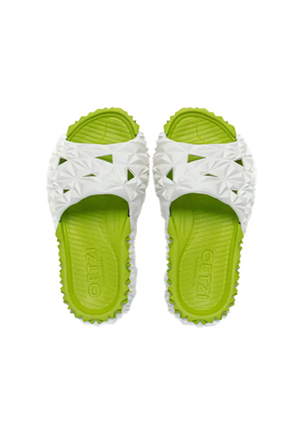 OETZI | Durian Slide Sandals Beach Slip-On Shoes-Green