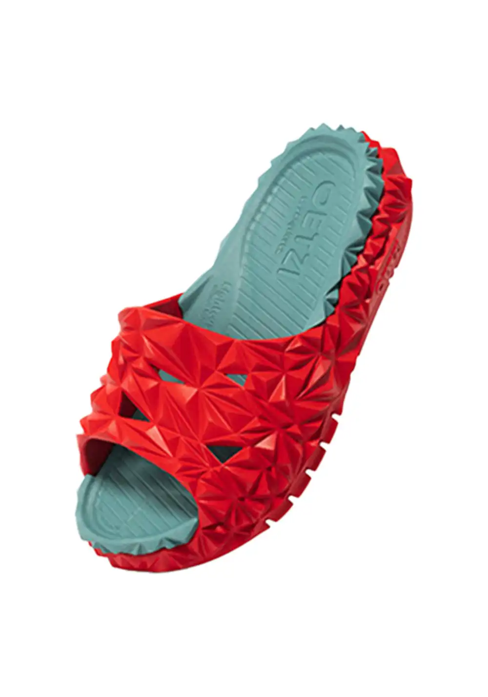 OETZI | Durian Slide Sandals Beach Slip-On Shoes-Red