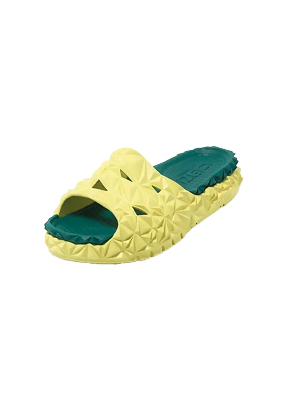 OETZI | Durian Slide Sandals Beach Slip-On Shoes-Yellow