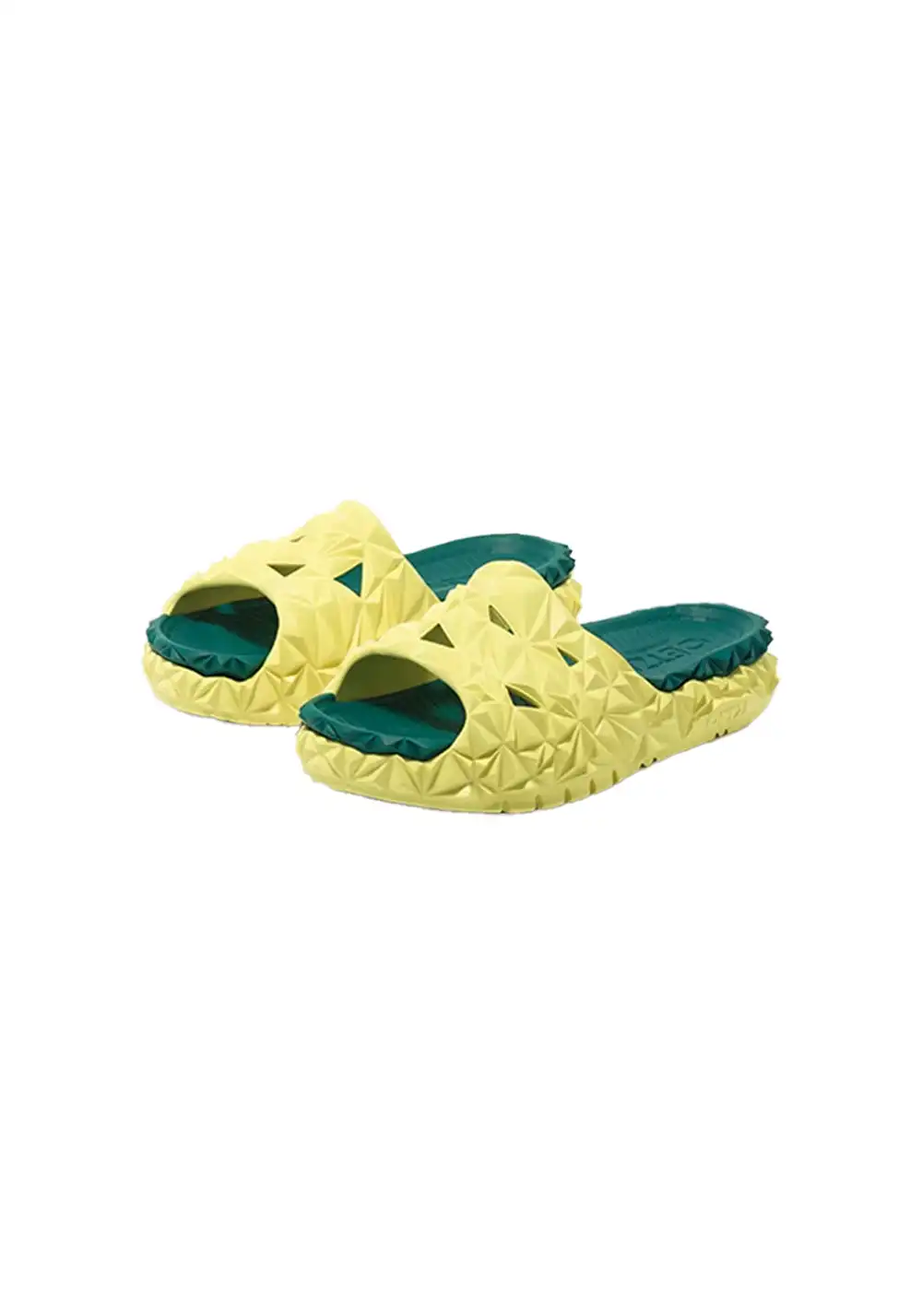 OETZI | Durian Slide Sandals Beach Slip-On Shoes-Yellow