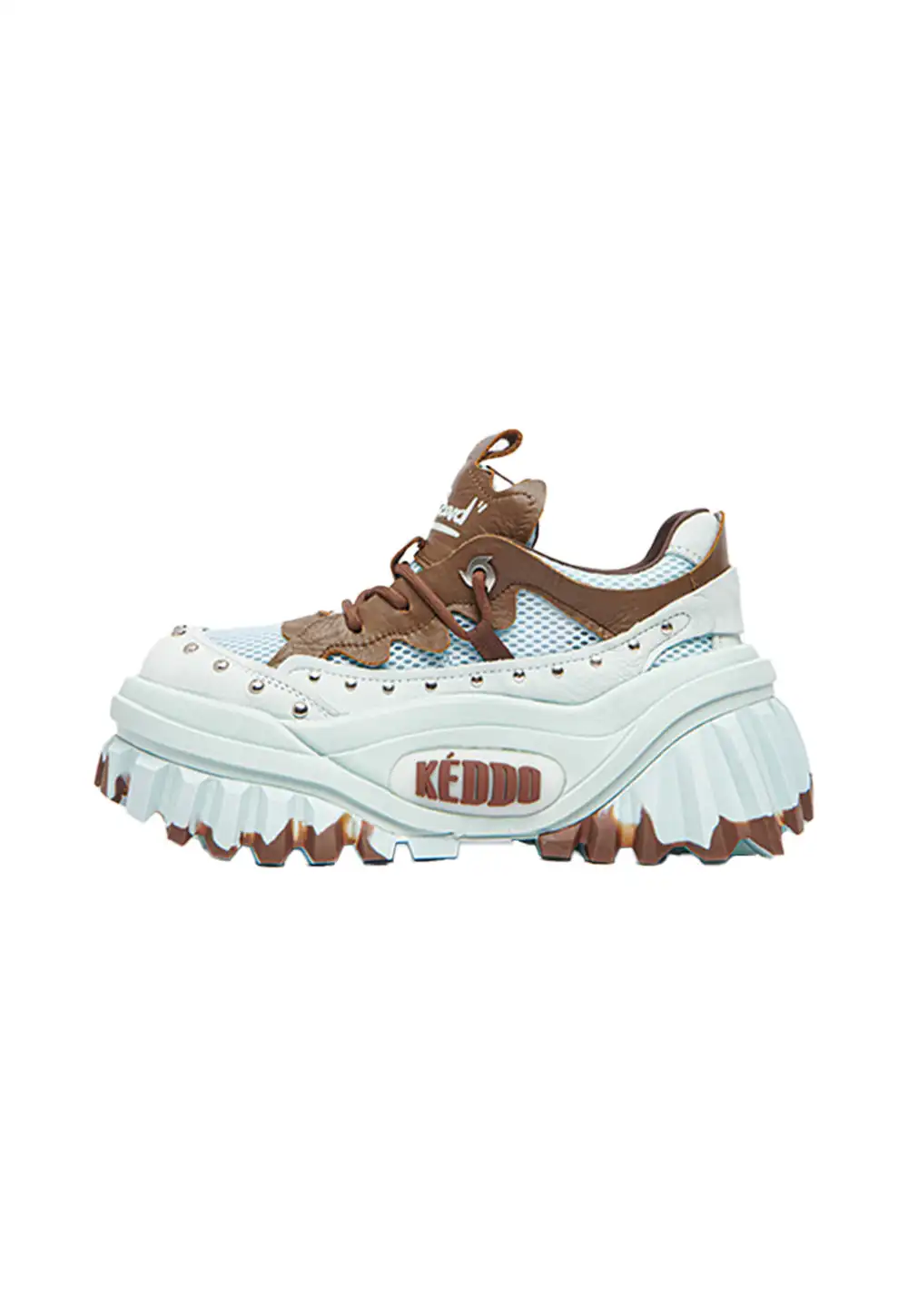 KEDDO | Studded Platform Loafers - Chunky Sole