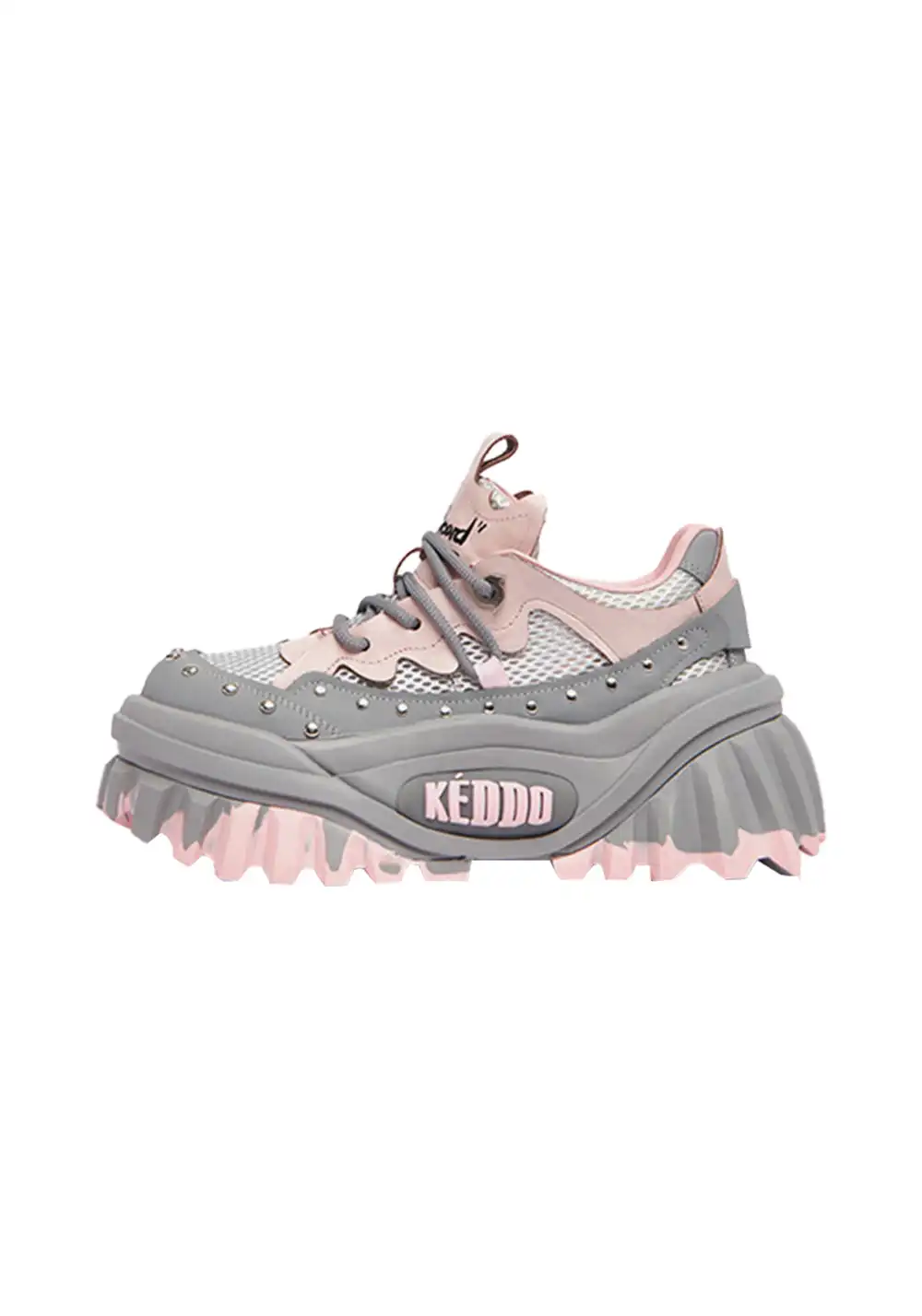KEDDO | Studded Platform Loafers - Chunky Sole